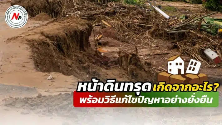 หน้าดินทรุด เกิดจากอะไร พร้อมวิธีแก้ไขปัญหาอย่างยั่งยืน